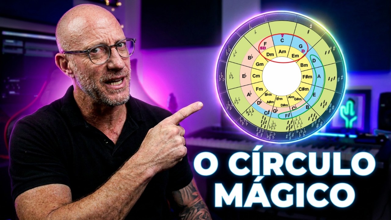[tudo sobre] Ciclo de quintas e quartas. O círculo mágico da teoria musical finalmente decifrado!