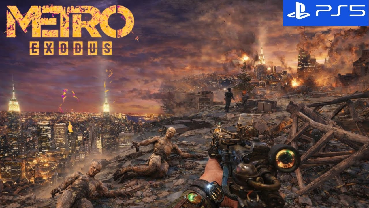 (PS5) METRO EXODUS | , 4K 60 FPS Desespero/Sobrevivência