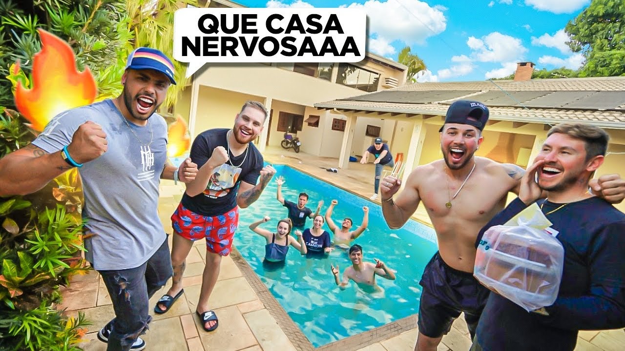 MEUS AMIGOS FORAM CONHECER A CASA NOVA DA MINHA MÃE ❤️🏠!!