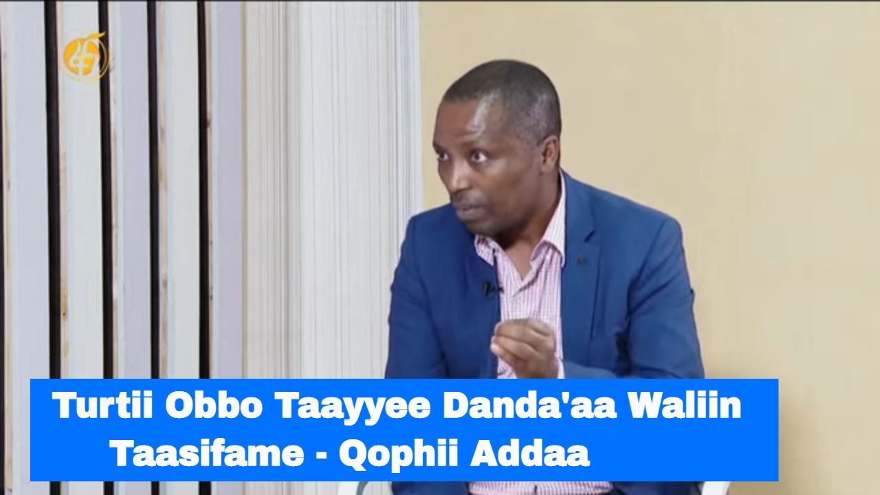 Turtii  Obbo  Taayyee Danda'aa Waliin Taasifame - Qophii Addaa