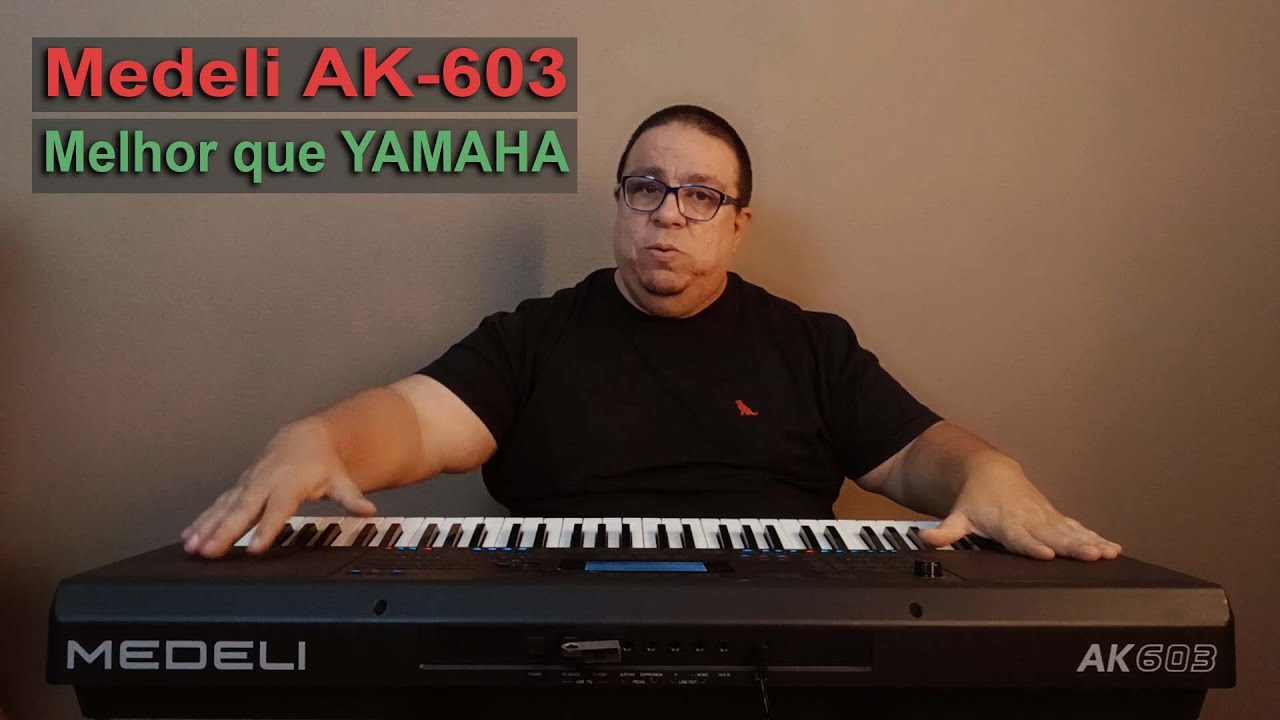 Melhor que YAMAHA e Casio  Medeli AK 603