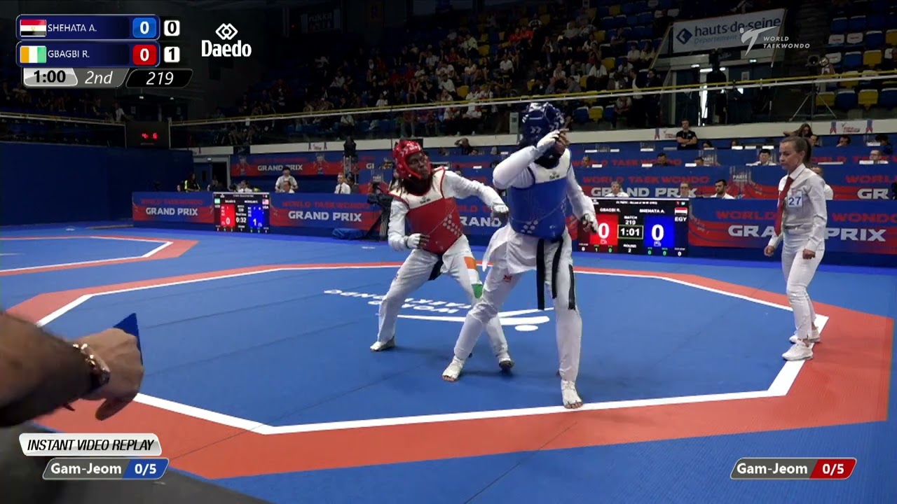 219 Round of 16 WOMEN W  67KG EGY SHEHATA A  CIV GBAGBI R