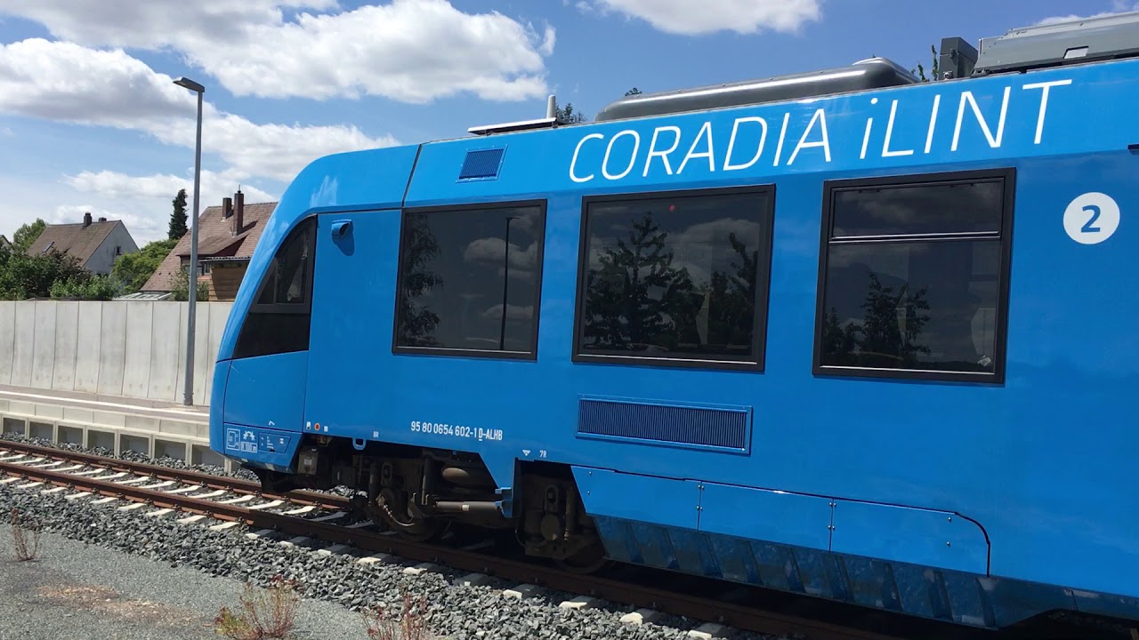 Mit Wasserstoff als Treibstoff: Alstom Coradia iLINT in Bindlach