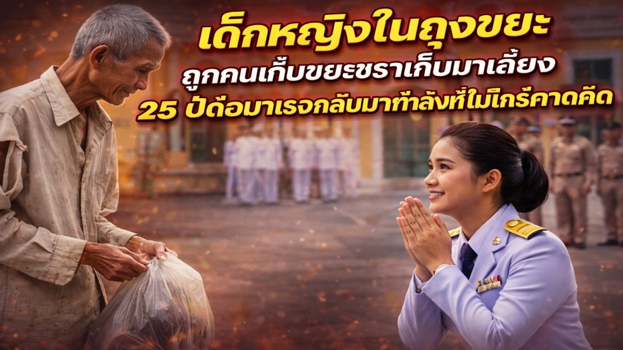 เด็กหญิงในถุงขยะ ถูกคนเก็บขยะชราเก็บมาเลี้ยง 25 ปีต่อมาเธอกลับมาทำสิ่งที่ไม่มีใครคาดคิด 😭