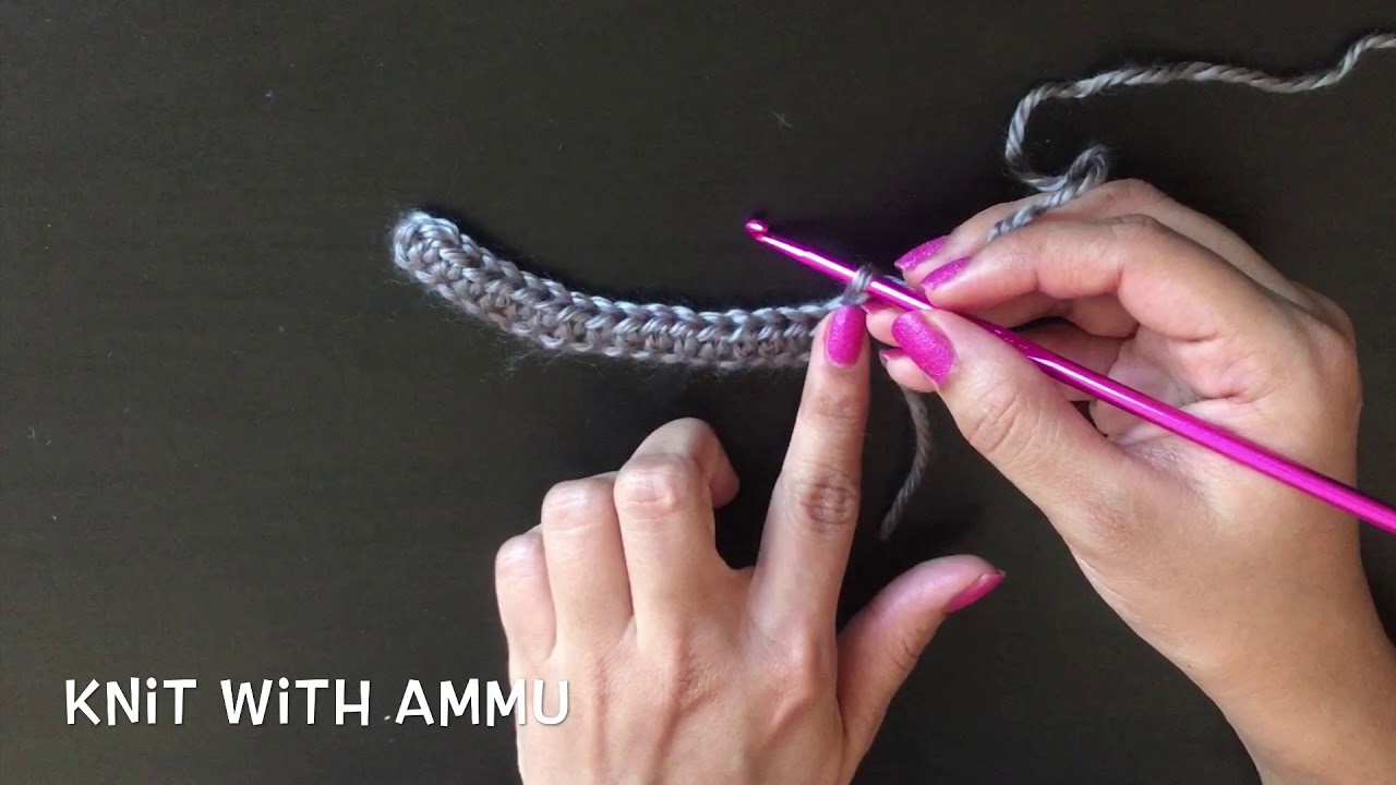 HDC, HDC2TOG - Crochet Stitch In Malayalam