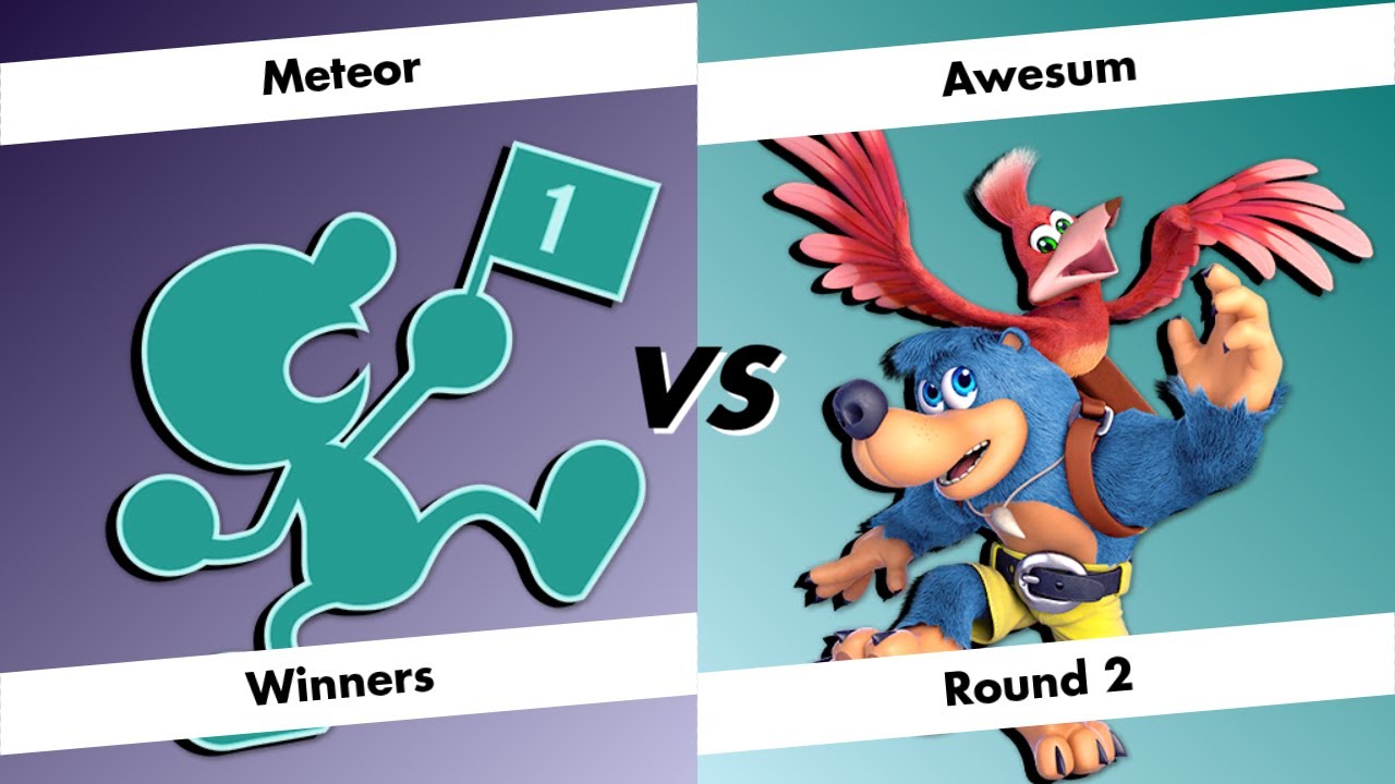 Smash the Cave REMIX #10 - Winners Round 2: Meteor (Mr. Game & Watch) vs Awesum (Banjo-Kazooie)