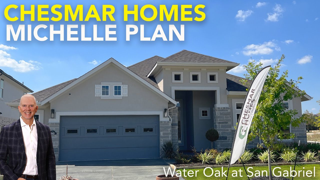 Chesmar Homes | Water Oak at San Gabriel | Michelle Plan | New Construction | Georgetown - Austin TX
