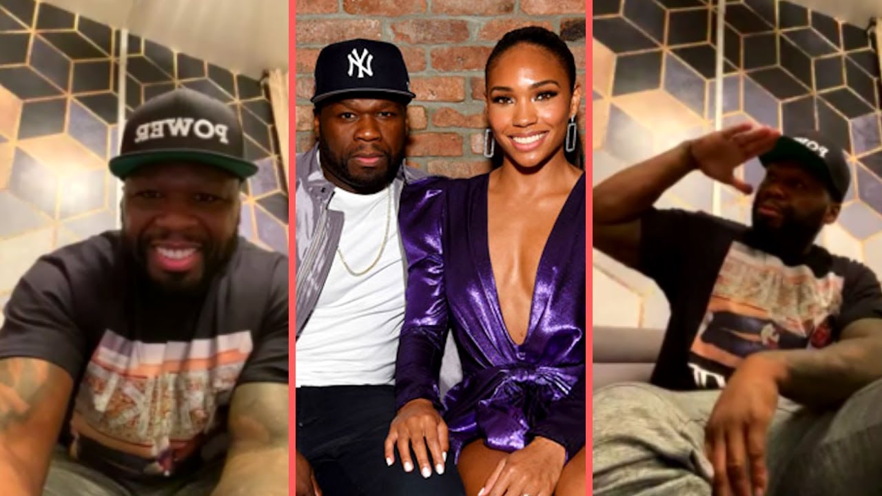 50 Cent Chilling With His Girlfriend Cuban Link Getting Ready For His Interview