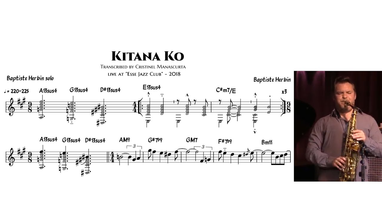 Baptiste Herbin - Kitana Ko (transcription, take 3)