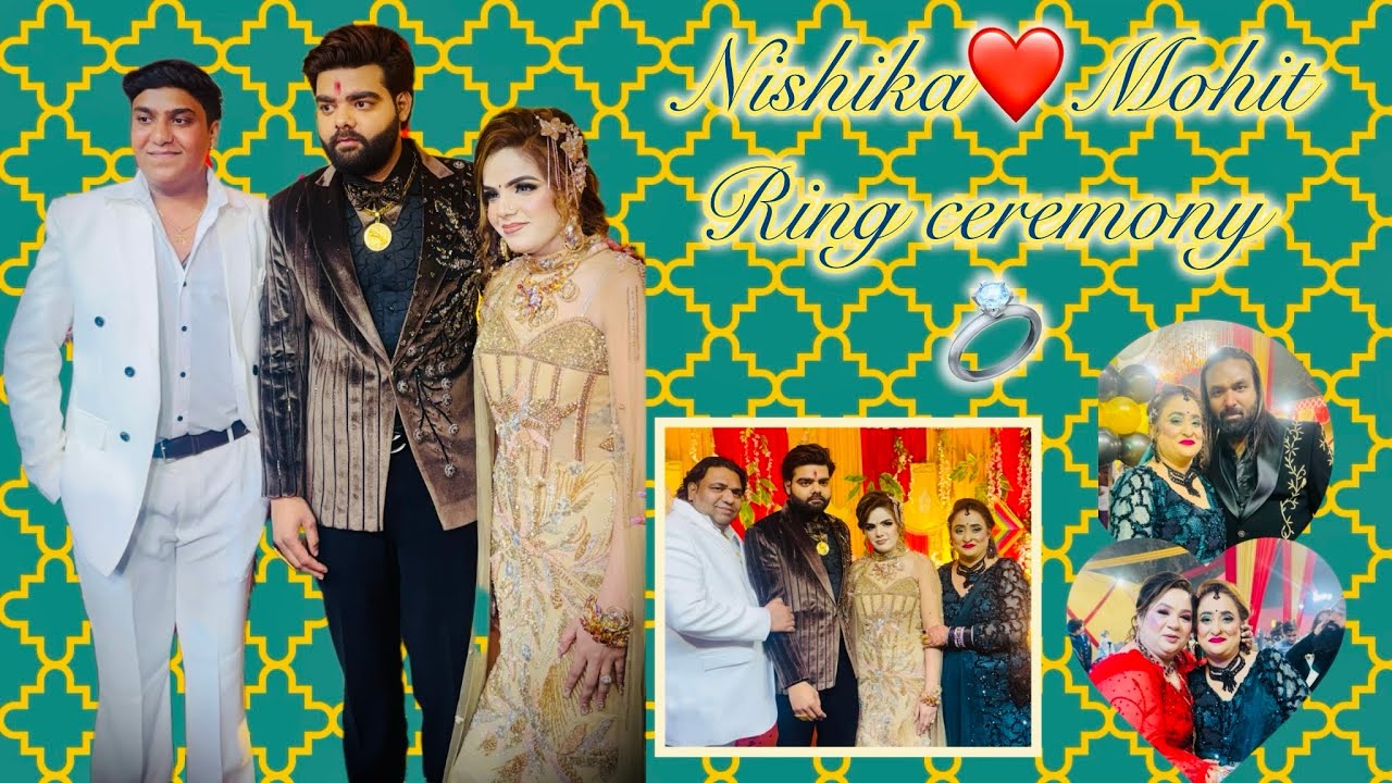 Ring ceremony hue bhut late (Nishika❤️Mohit)#vlog 
