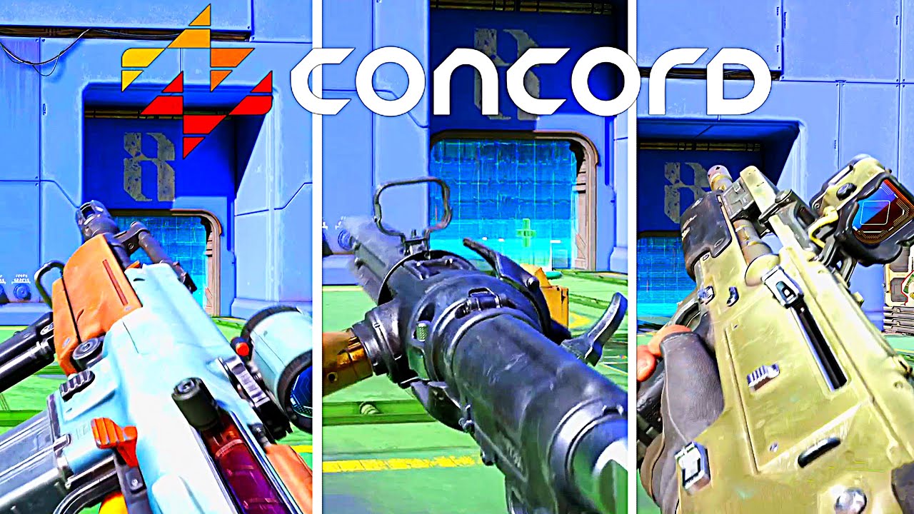 Concord - ALL Weapons Graphics & Reload Animations