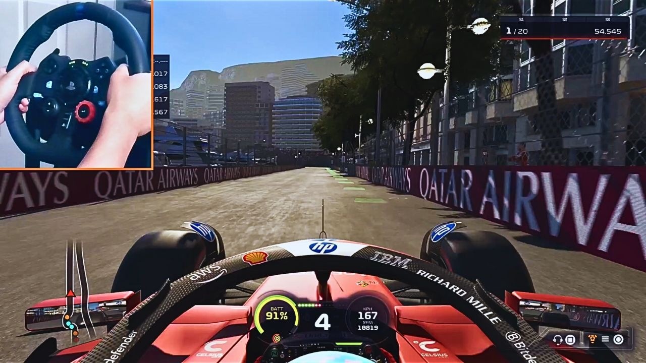F1 25 Формула 1 Tag Heuer Гран-при Монако 2025 Часть 8 Гонка 8 | Геймплей с рулем Logitech