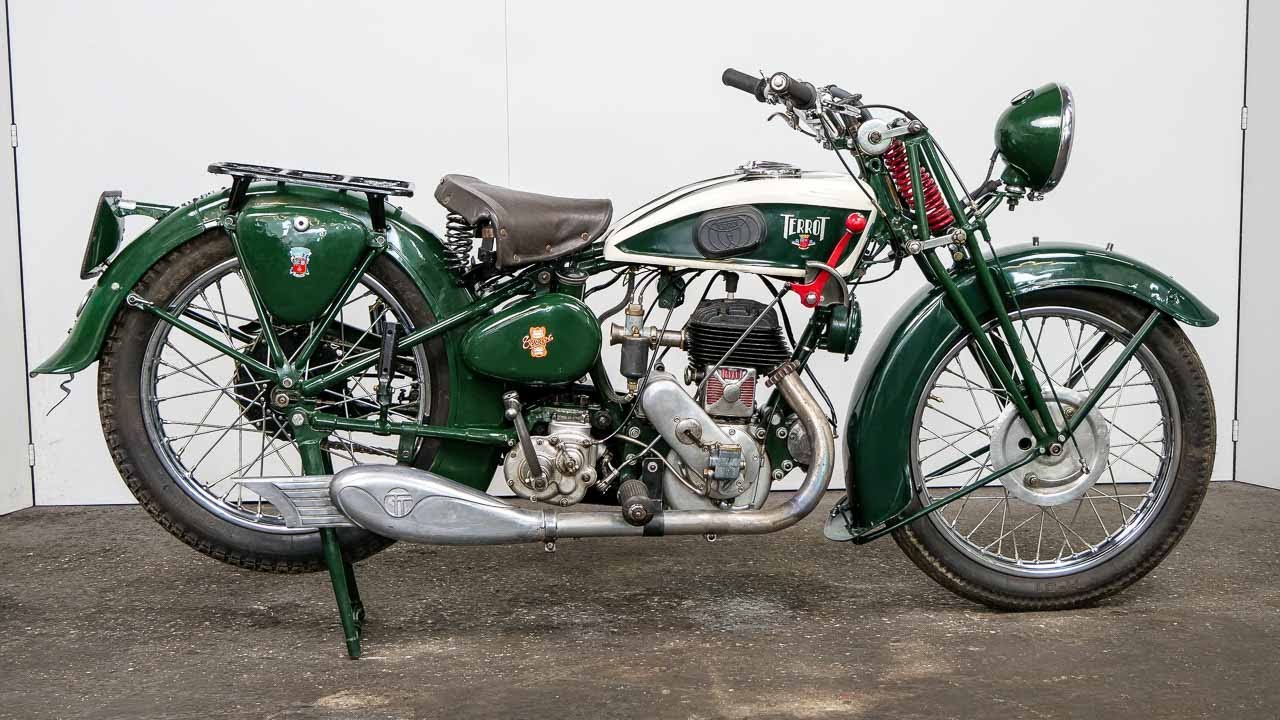 Terrot HDA 1938 350cc sv - riding