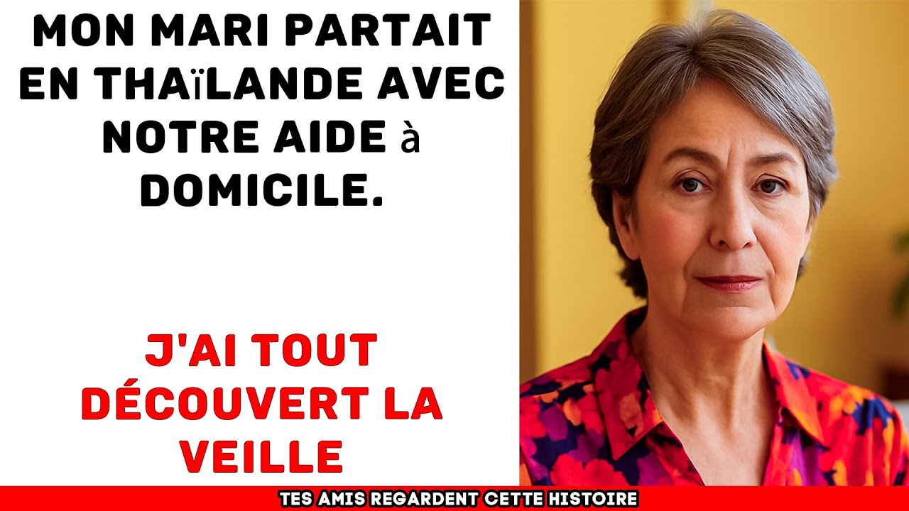 Mon mari partait en Thaïlande avec notre aide à domicile. J'ai tout découvert la veille