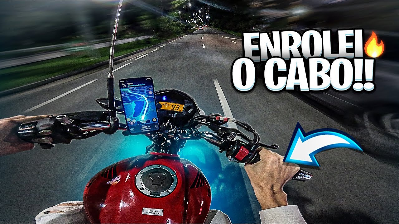 ENROLEI O CABO NAS ENTREGAS DE START 160 FI 