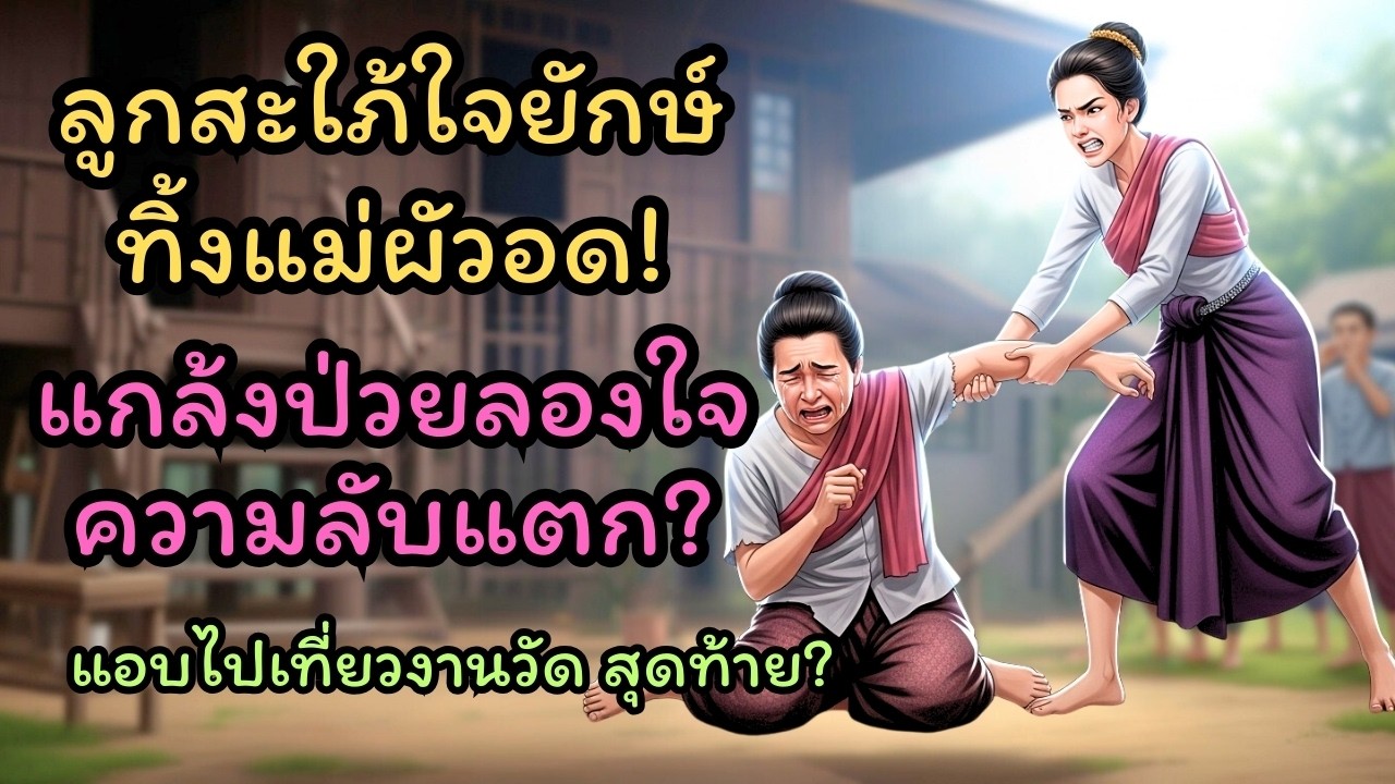 แม่ผัวแกล้งอัมพาต! ลองใจสะใภ้ทิ้งให้อดข้าวหนีไปเที่ยว จุดจบสุดอัปยศ