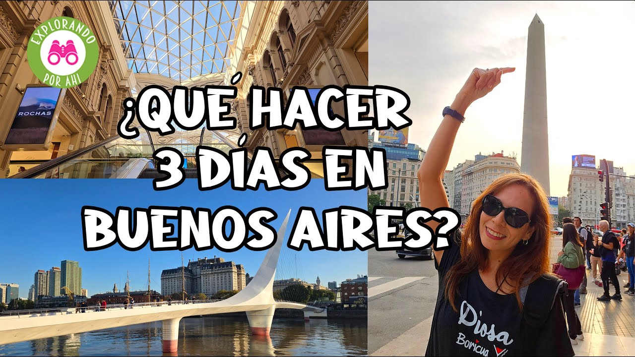 Todo lo que hicimos en 3 días en Buenos Aires 🇦🇷 | Caminito, Tango y Mucho Más