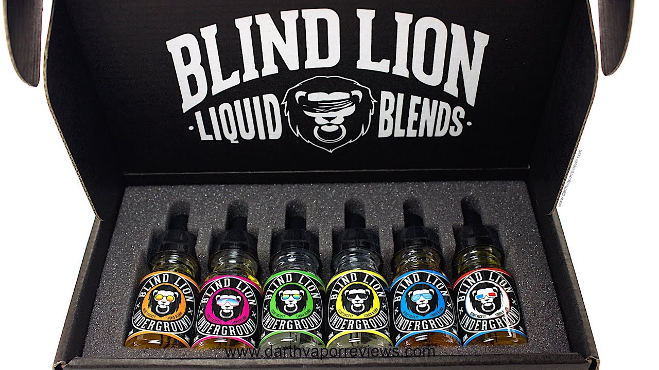 Blind Lion Liquid Blends: Full E-Liquid Line Review