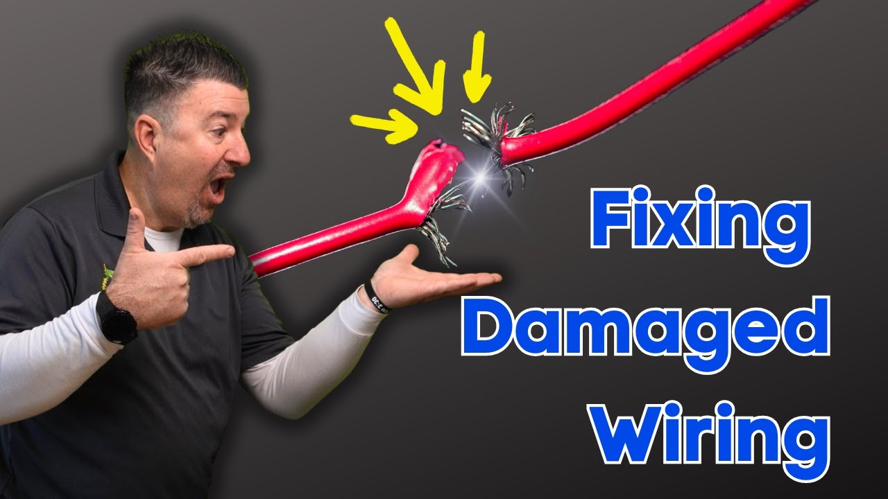 Fixing Damaged Electrical Wires (How To)