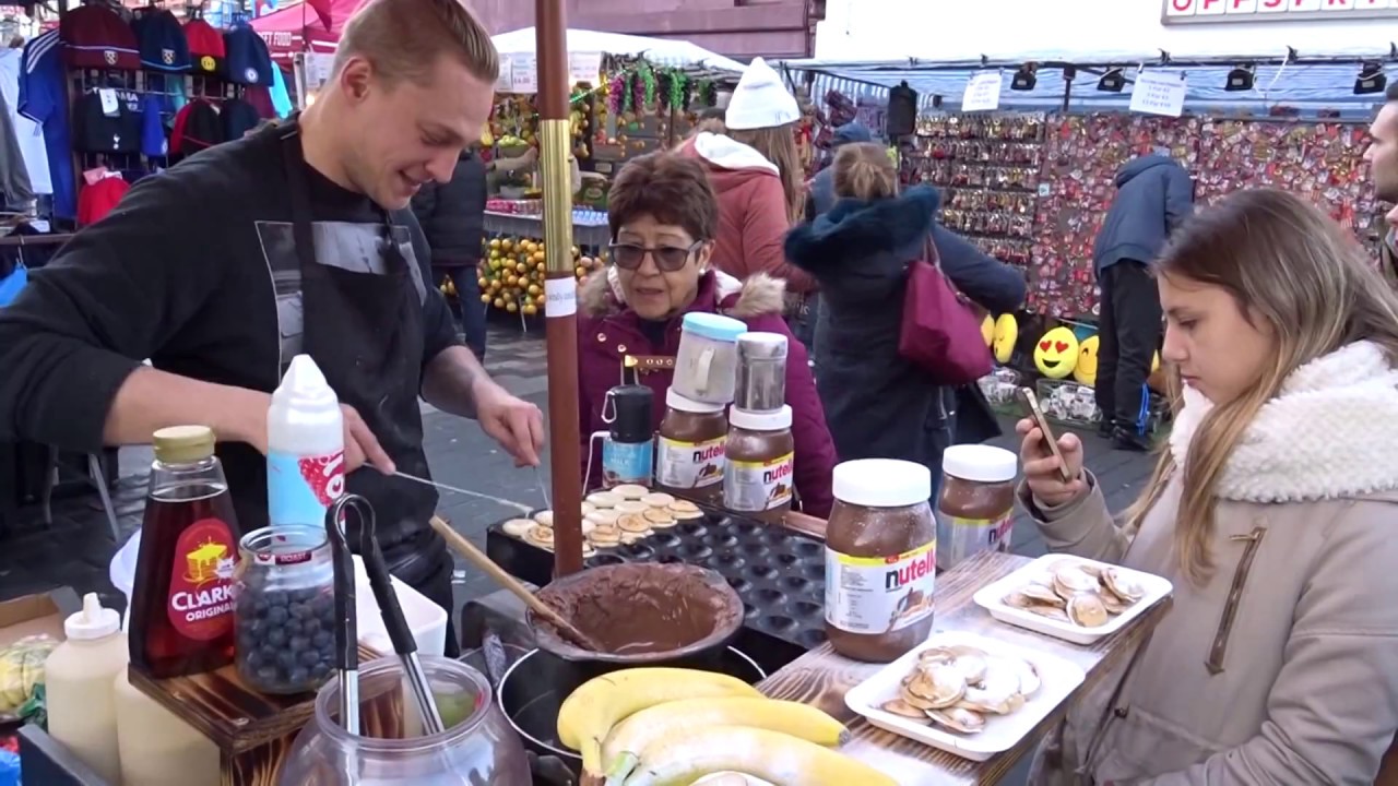 Is this World Smallest Poffertjes / Dutch Pancake Shop: Amsterdam Street Food in Inverness St London
