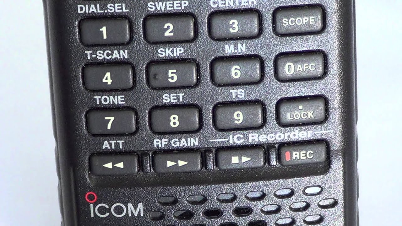 Icom IC R20 - IC Recorder Tutorial part 1 of 2