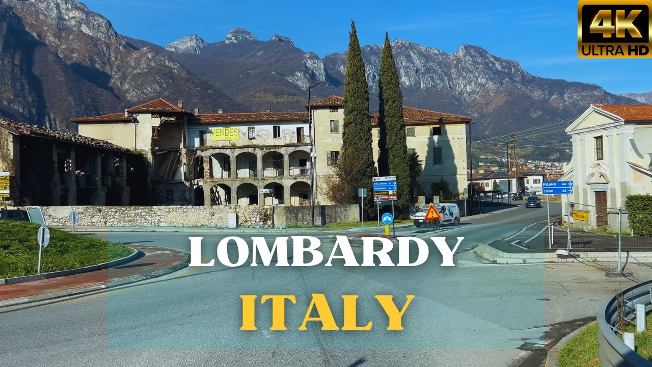 Driving in Italy Lombardy | Valmadrera - Cantù - Cislago