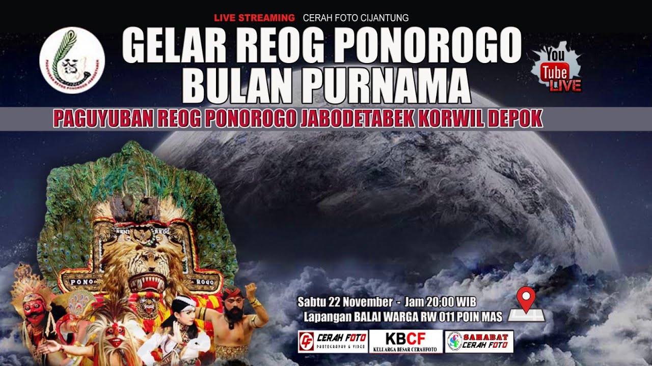 🔴 LIVE GELAR REOG PONOROGO BULAN PURNAMA KORWIL DEPOK - JHON PRO AOUDIO SOUND