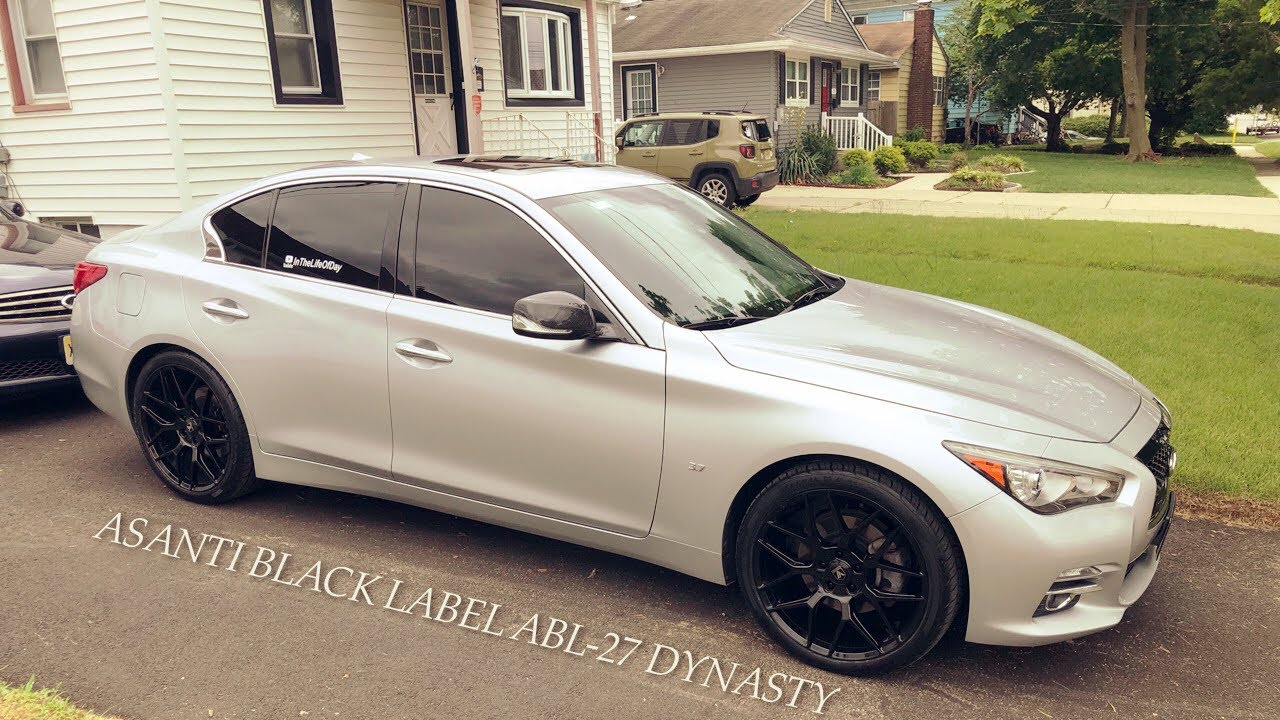 INFINITI Q50 ON 20" | ASANTI BLACK LABEL ABL-27 DYNASTY