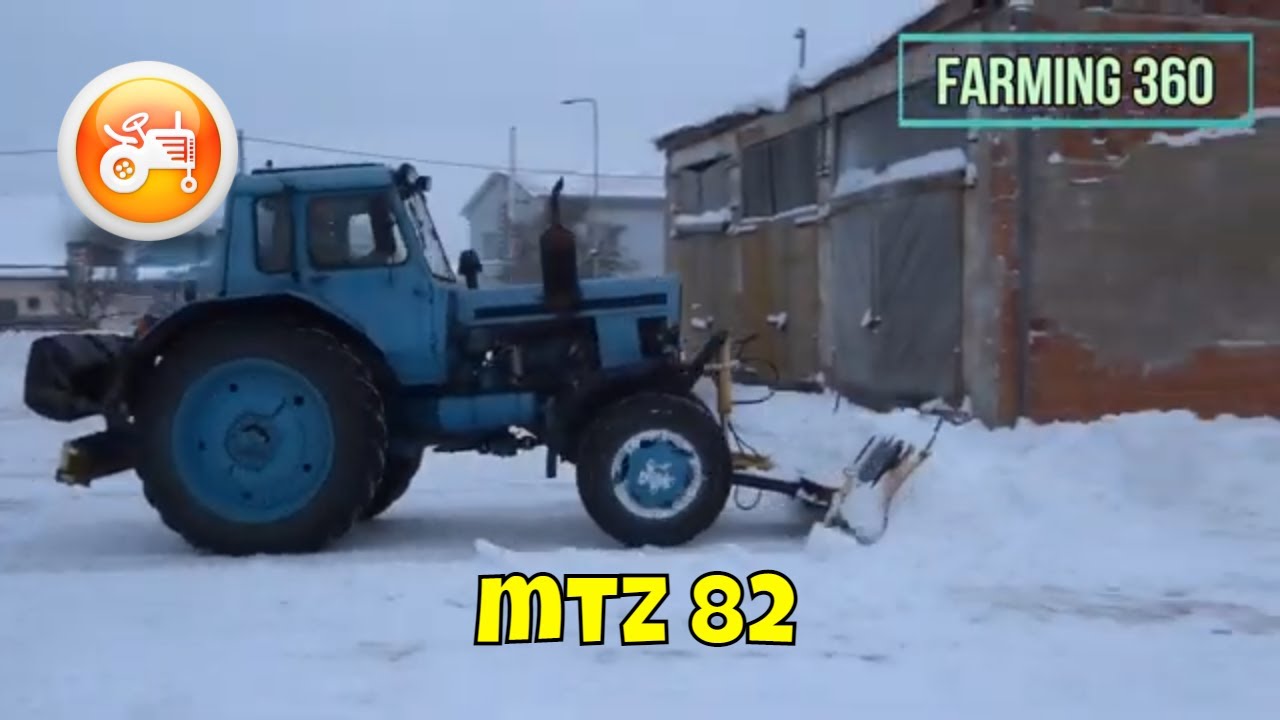 Snow Removal 2021 | Belarus MTZ-82 clearing snow
