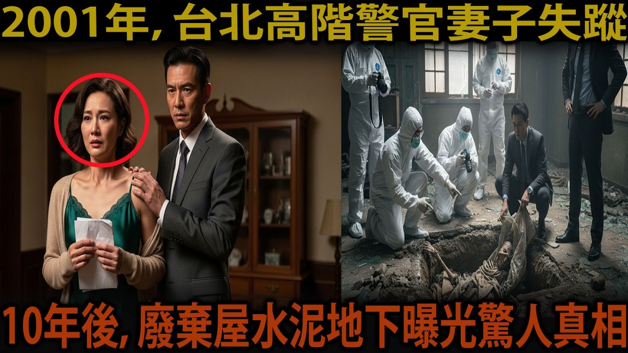 2001年台北高階警官妻子失蹤，10年後曝光的丈夫驚人真相ㅣ驚悚故事ㅣ好看的小說 | 懸疑案件 | 失蹤案件
