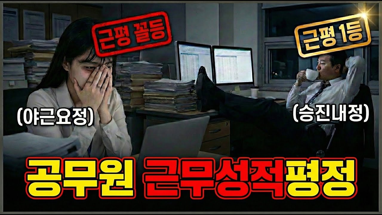 공무원 승진, 운일까 실력일까? (근무성적평가 핵심 정리)