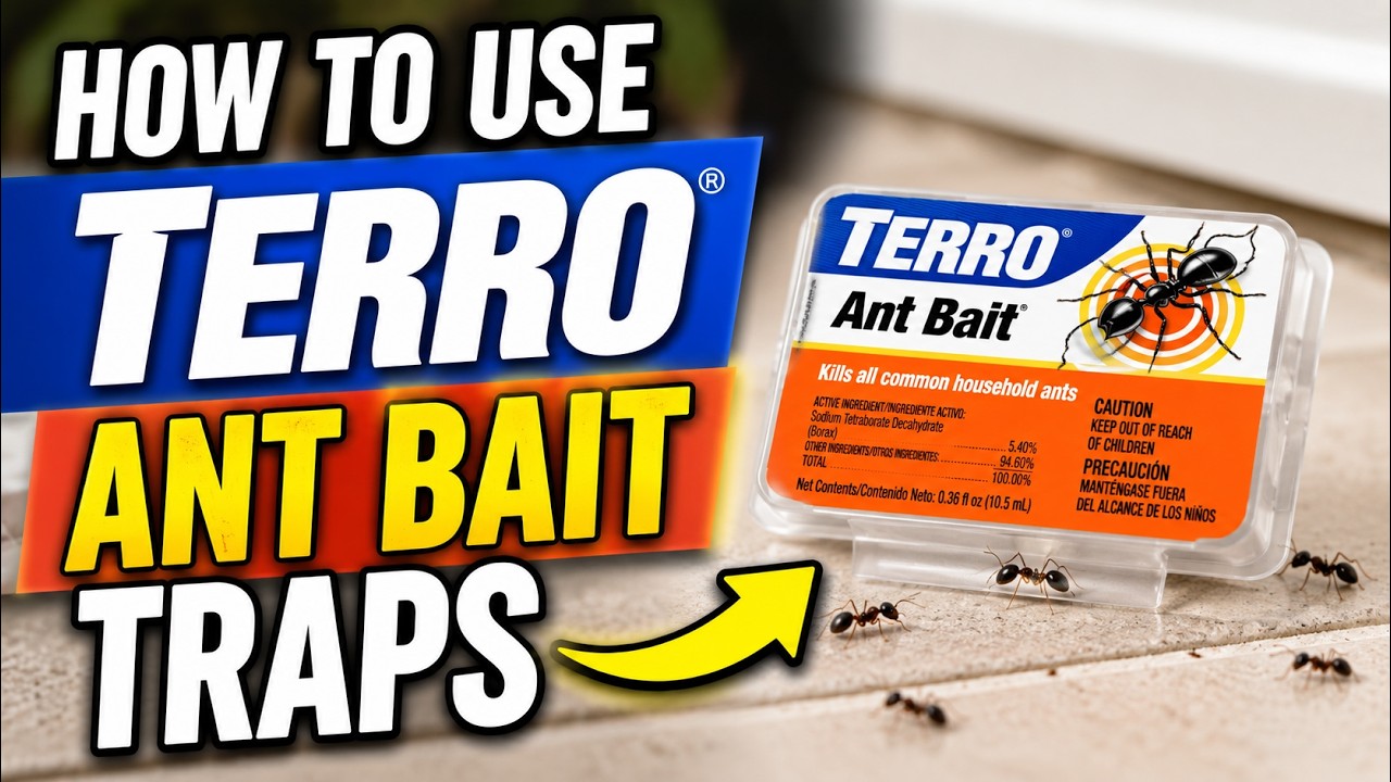 How to Use Terro Ant Bait Traps
