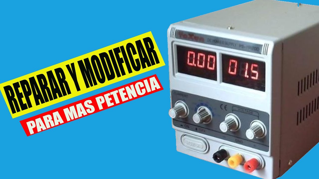 Como Reparar y Modificar Fuente Yaxun para mas Potencia, yaxun 1502dd problemas