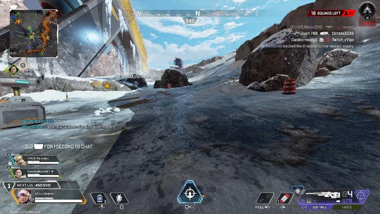 Apex Legends - Top1 Full Sentinel Gameplay (I'm bad af)