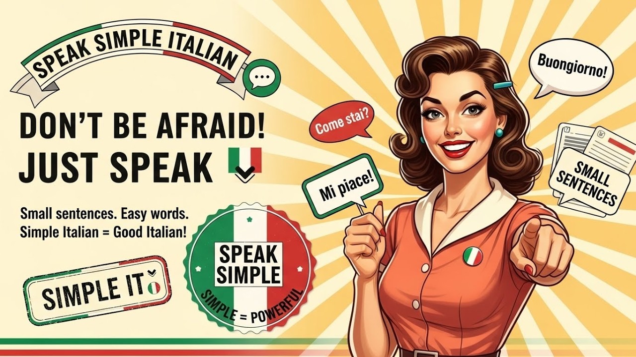 Your Italian Classroom | Think and Speak Simple Italian | Stop Translating A2/B1