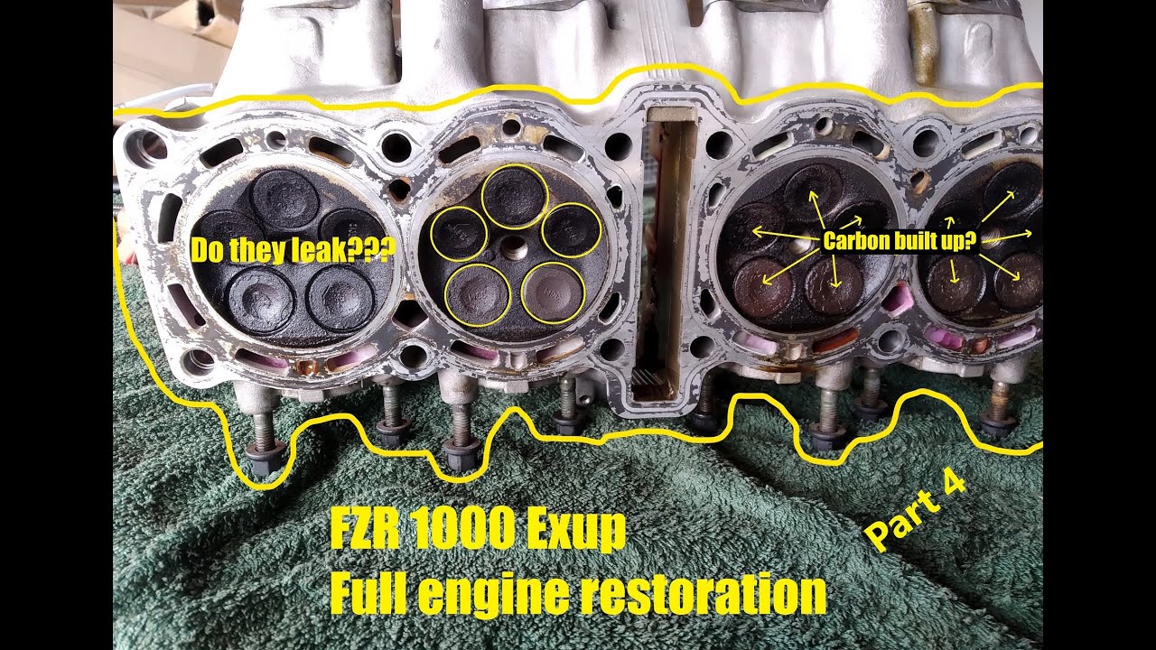 Yamaha FZR 1000 Exup Full engine restoration Part 4