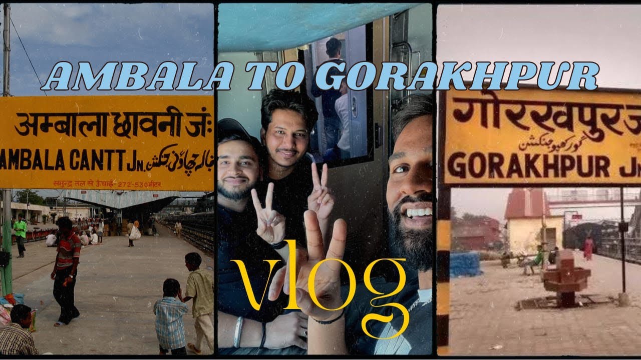 Vlog #5 CHANDIGARH TO GORAKHOUR | TRAIN JOURNEY - YAAR ki Shaadi | TRAIN M FIGHT | RUSSSIAN SE DOSTI