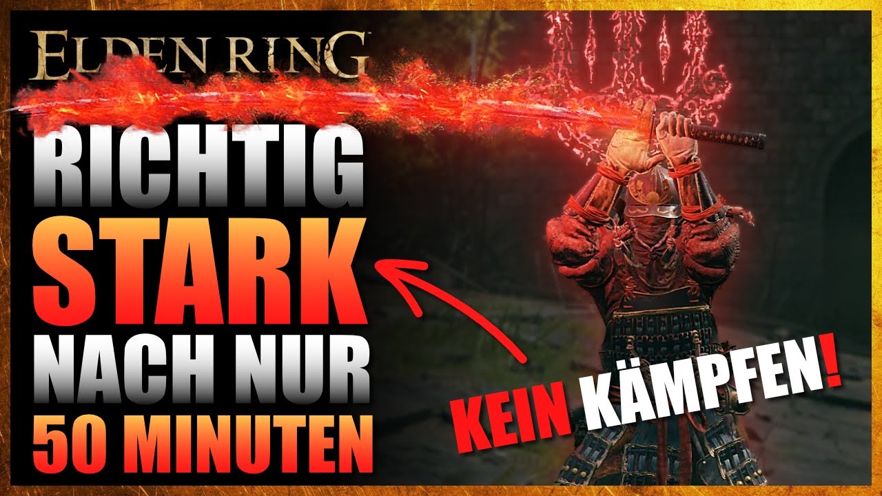 OHNE ZU KÄMPFEN! BRUTAL STARK in nur 50 MINUTEN in Elden Ring 2024 | OP Build Guide für den Start