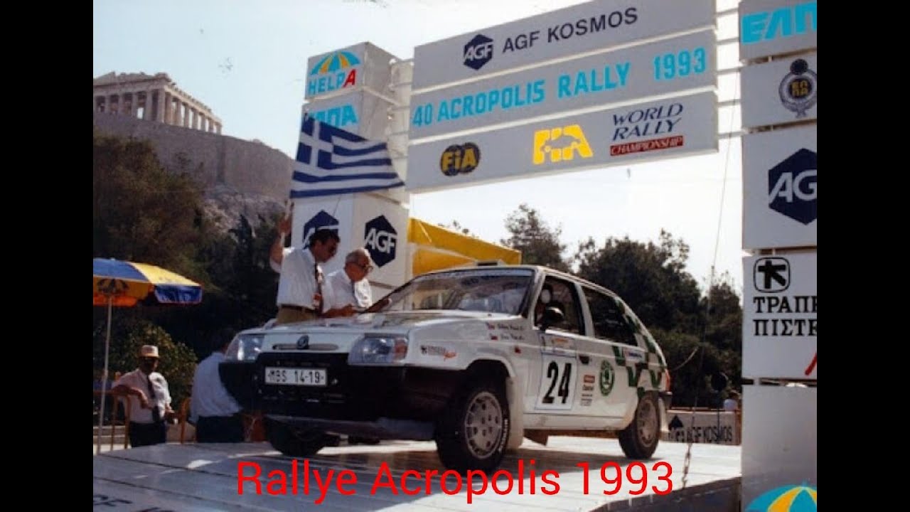 Rallye Acropolis 1993 a Škoda Favorit Motorsport