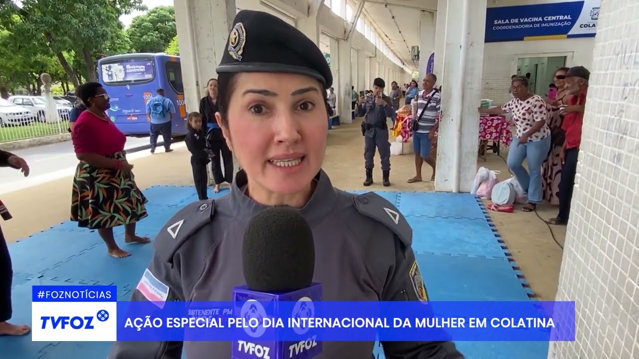 Ação especial pelo dia internacional da mulher em Colatina