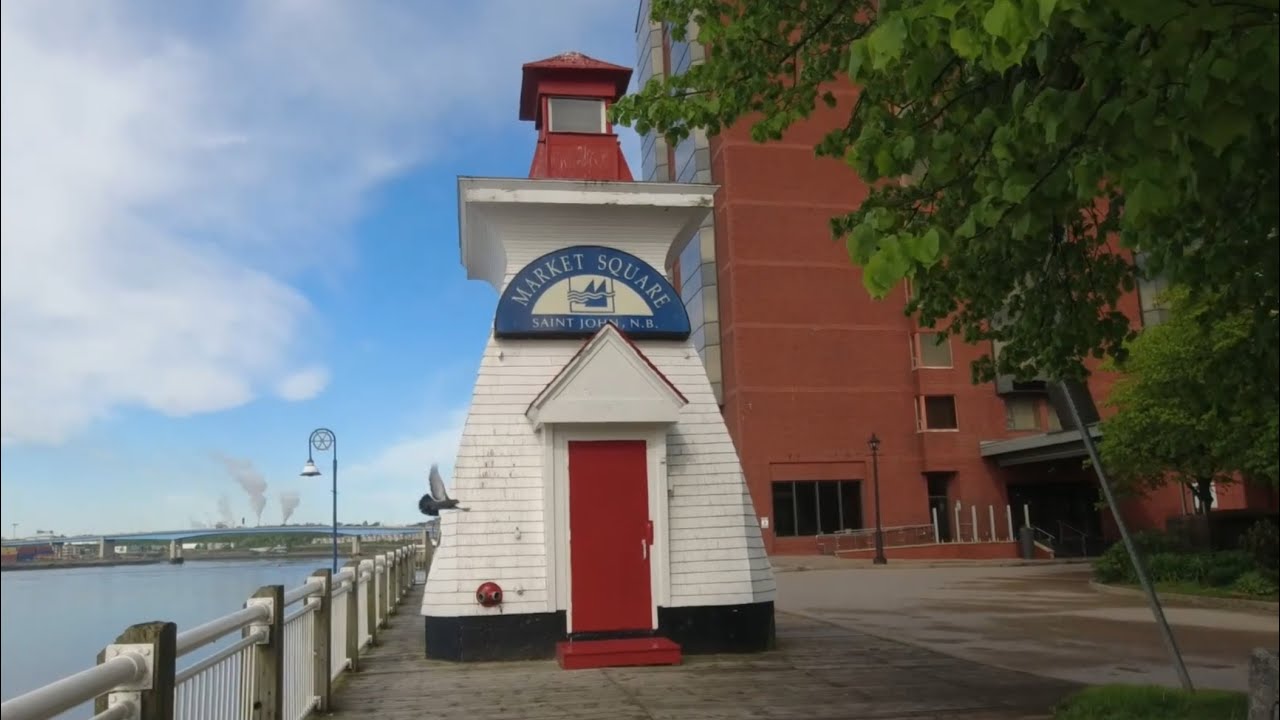 Walking on Harbour Passage Trail, Saint John, NB, Canada | May 2022