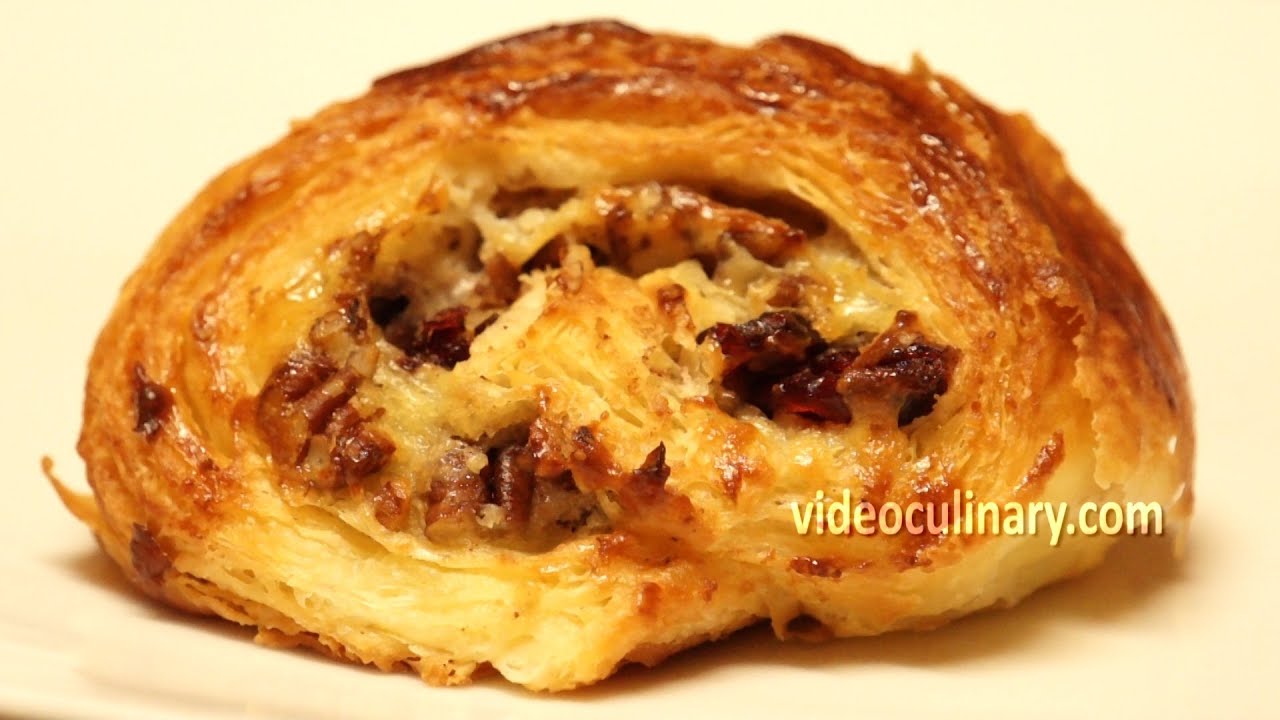 Danish Pastry Rolls Recipe - With Custard, Pecans & Dry Fruit