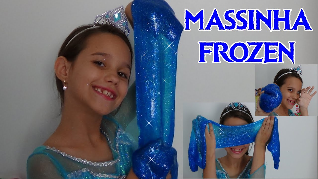 COMO FAZER GELECA COM GLITTER DO FROZEN