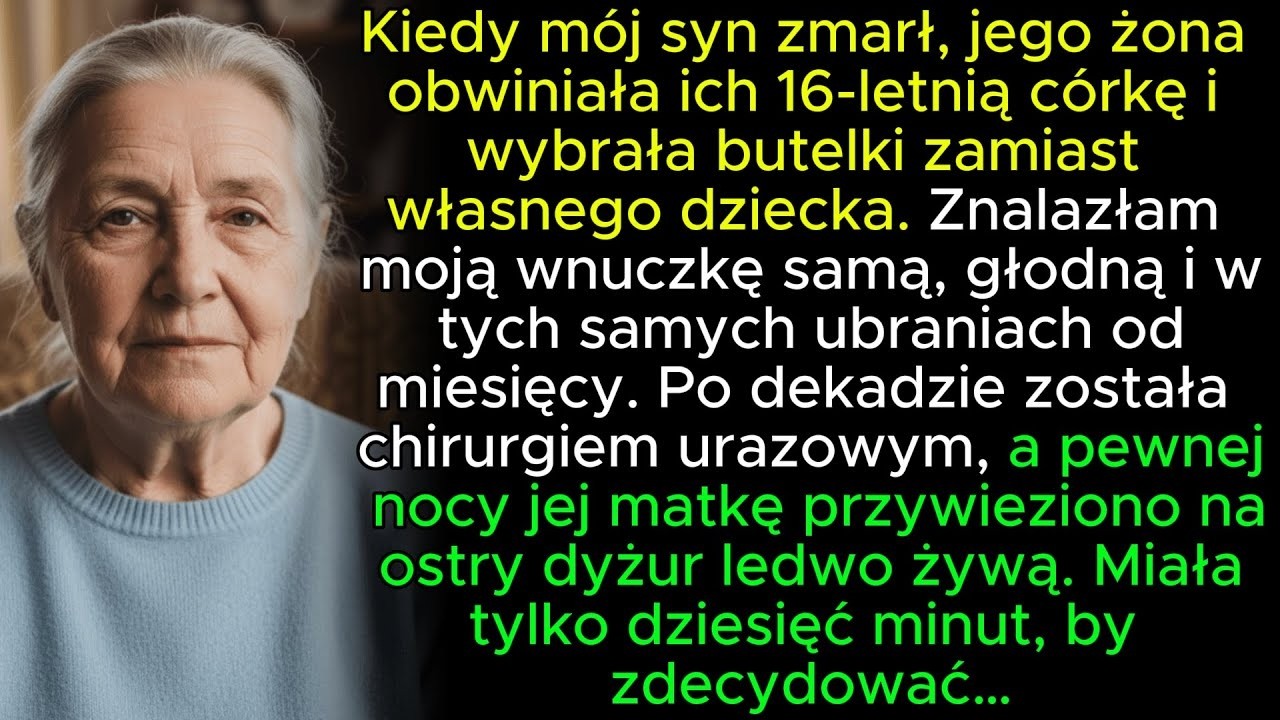 Zabrałam wnuczkę z domu opieki — po 18 latach to ona ratuje życie własnej matce na stole operacyjnym