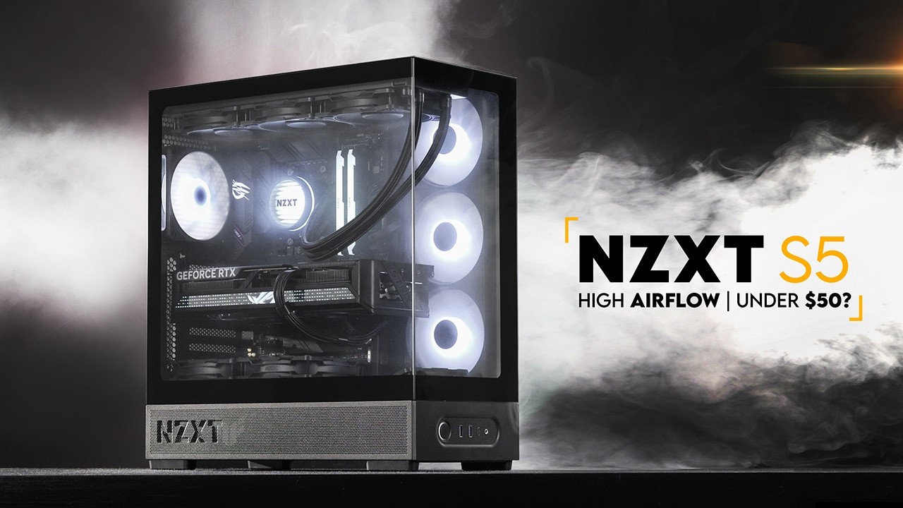 NZXT S5: лучший бюджетный корпус для ПК? | Сборка игрового ПК с RTX 5070 Ti