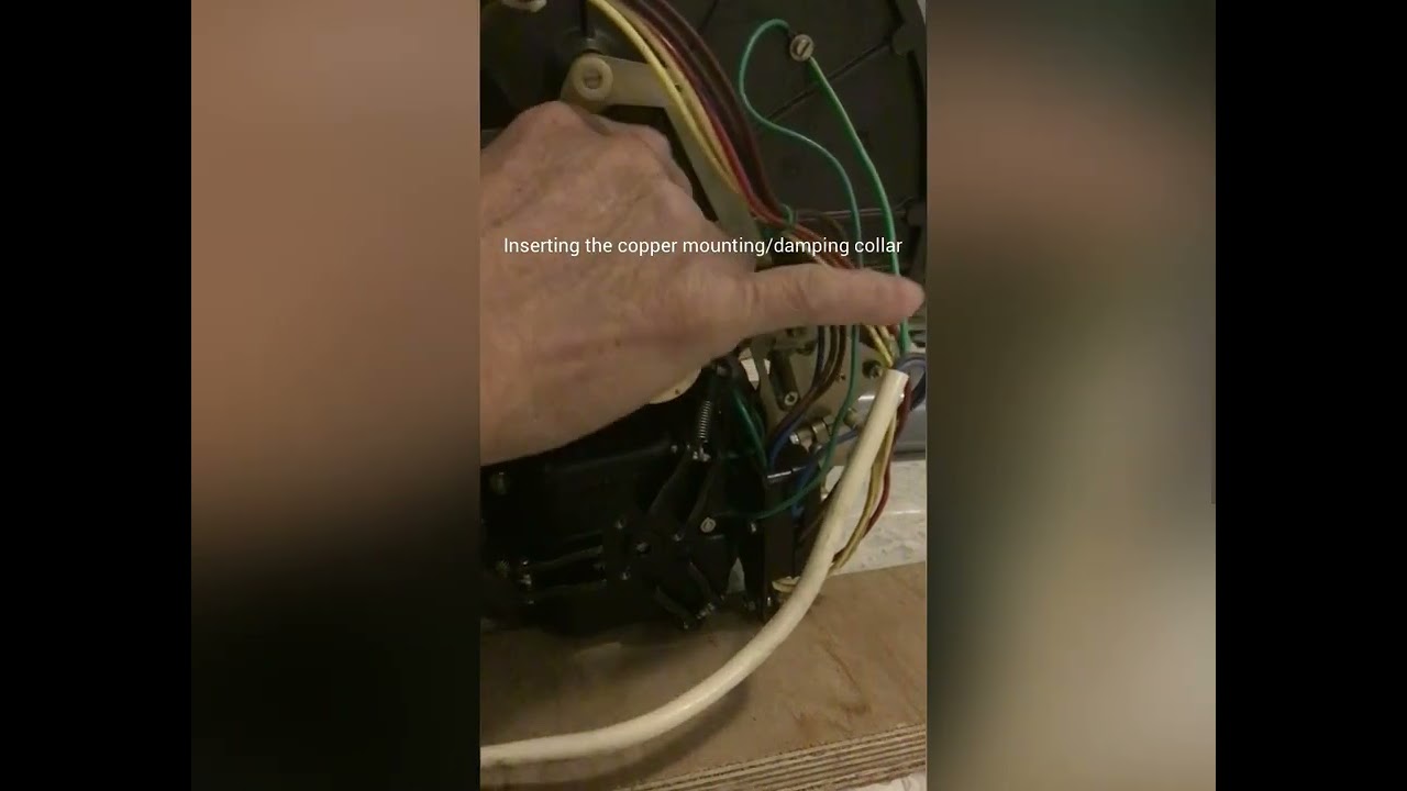 Garrard 401 motor disassembly to service the motor bushes