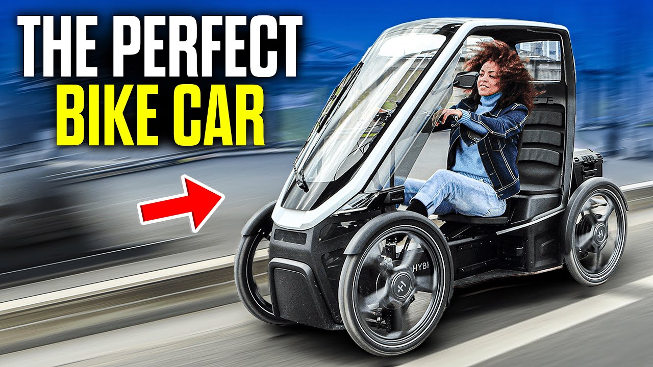 Schaeffler Bio Hybrid Personal Transport System Pedal Assist Car or Four Wheeled Bike