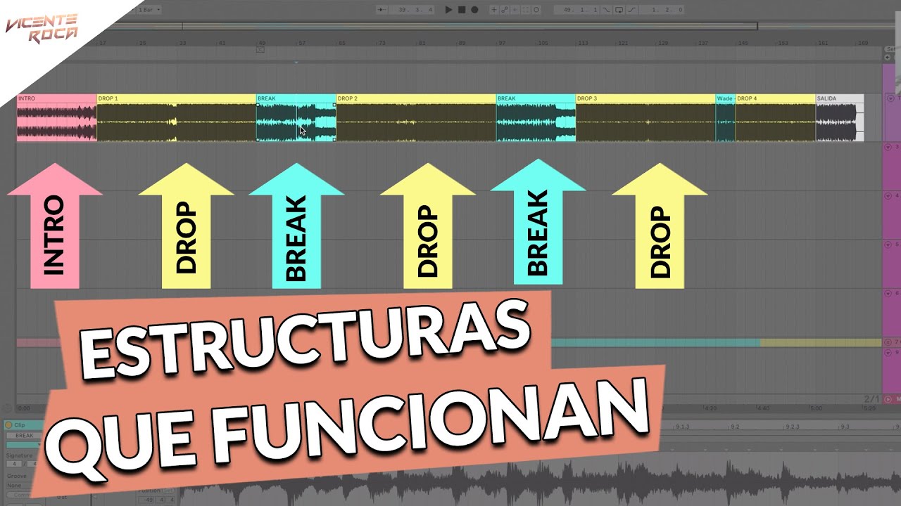 Que estructuras usar para tus tracks 🖥🎧🎹(Tech House, Techno, EDM, Hardstyle) cualquier DAW