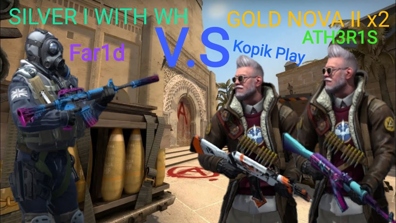 2 GOLD NOVA II V.S SILVER I С ВХ!!! | CS:GO