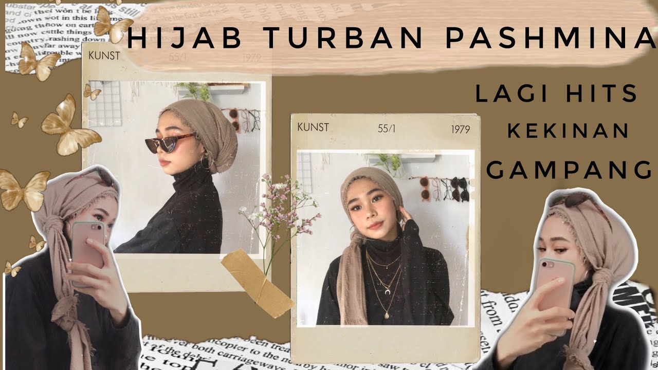 TUTORIAL TURBAN MENGGUNAKAN PASHMINA CRINKLE ✨ | fitri hasiani